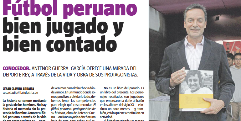 Fútbol peruano bien jugado bien contado